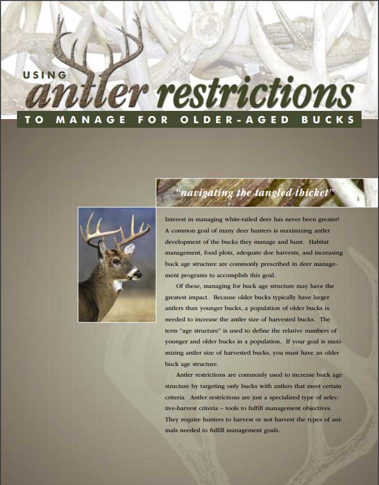 Antler Restrictions